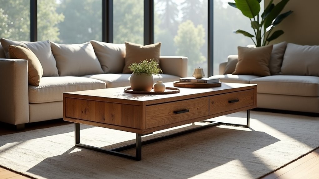modern farmhouse coffee table