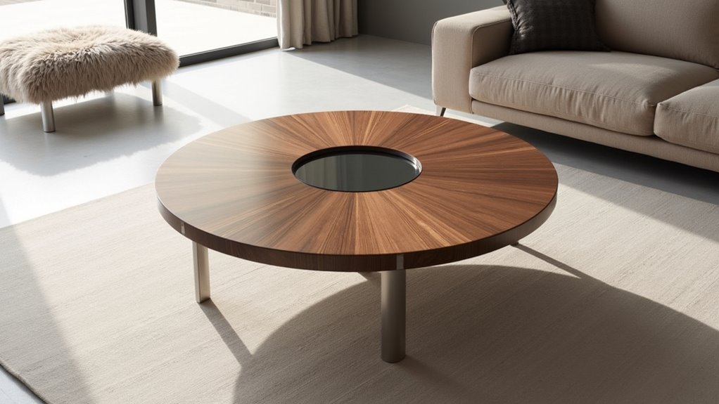 modern geometric coffee table