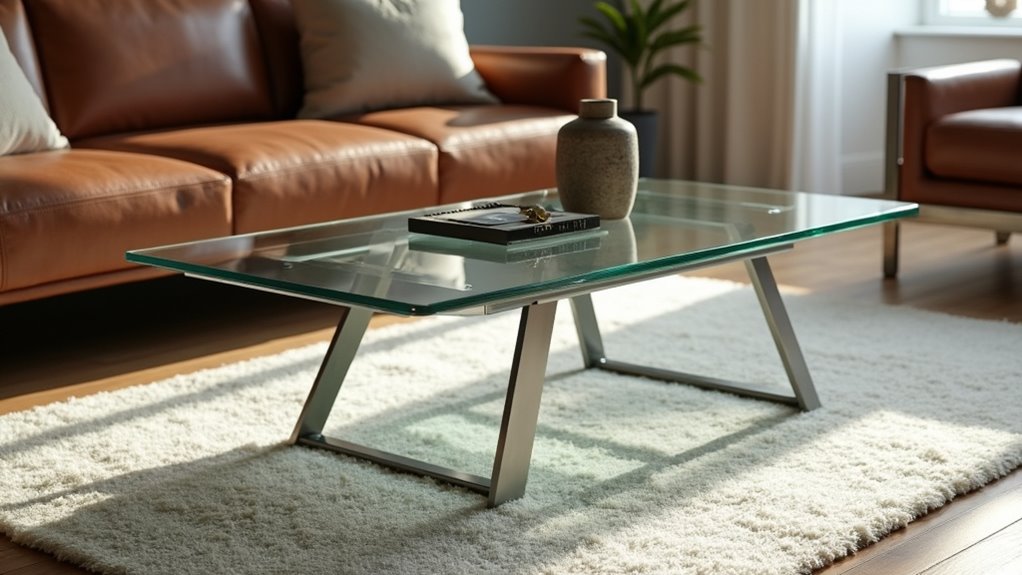 modern glass coffee tables