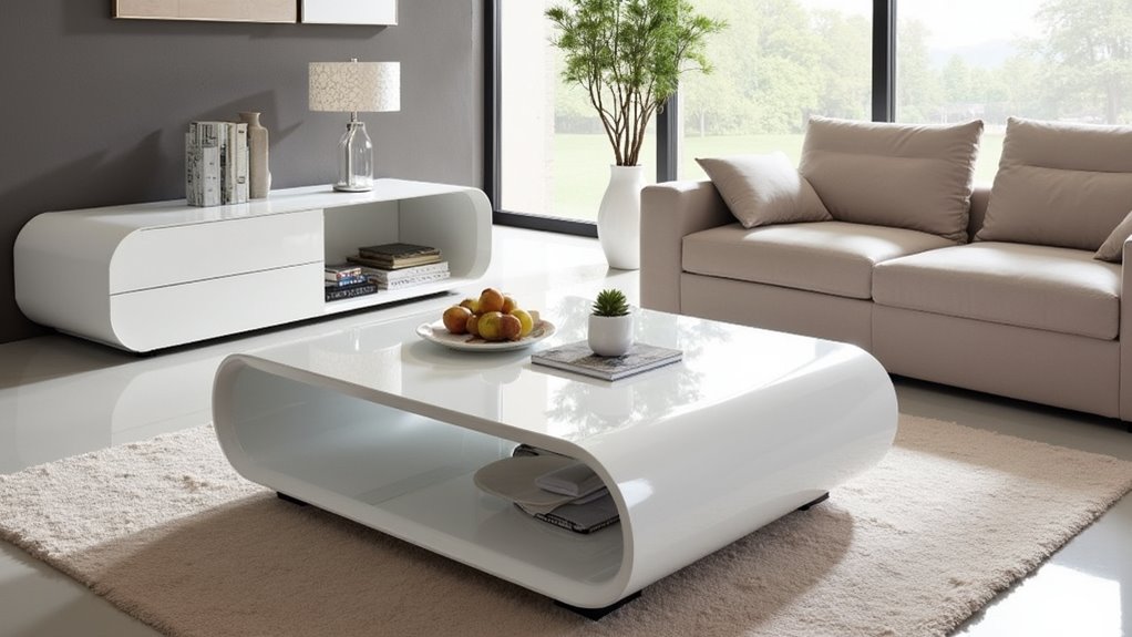 modern high gloss furniture collection