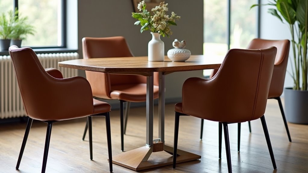 modern industrial dining chair