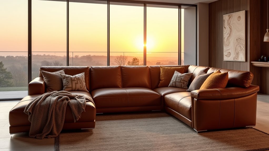 modern italian leather sofa