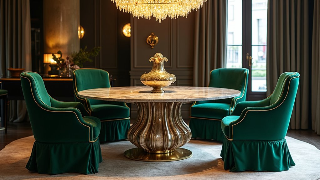 modern luxury dining table