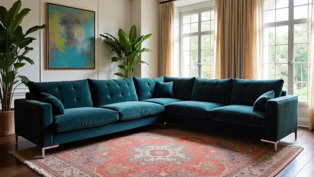 modern luxury sectional sofa