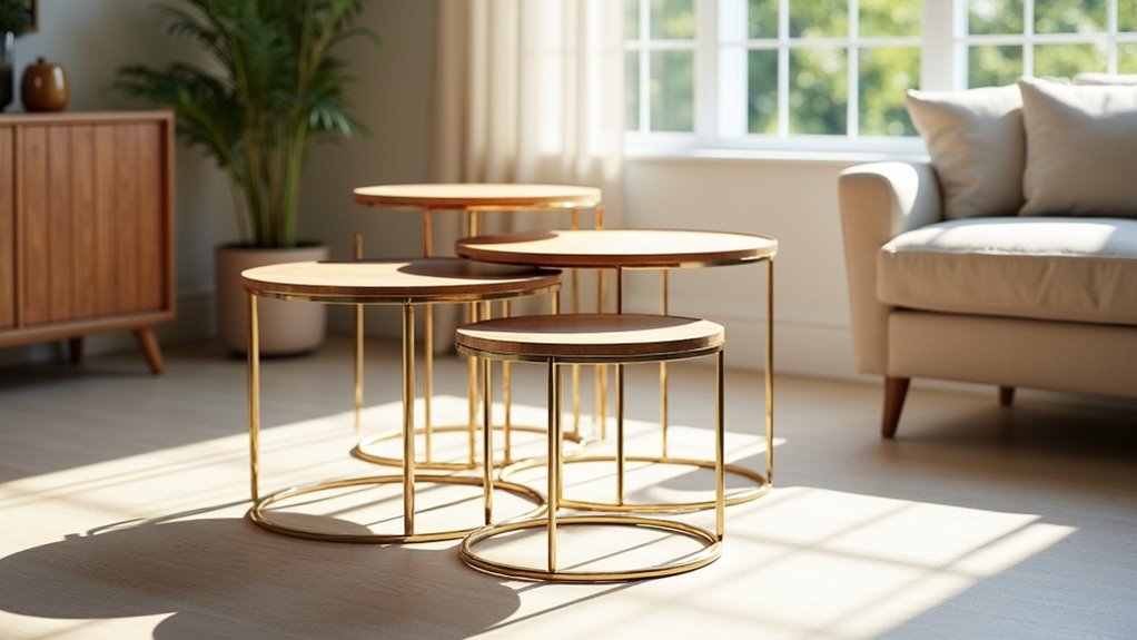 modern nested coffee tables