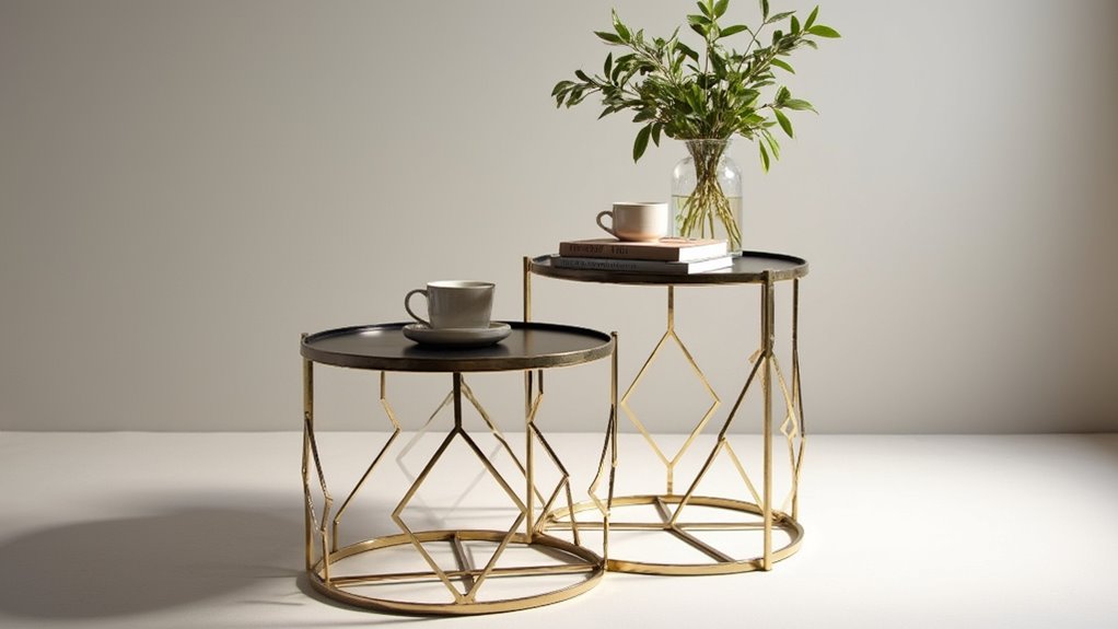 modern nesting coffee tables