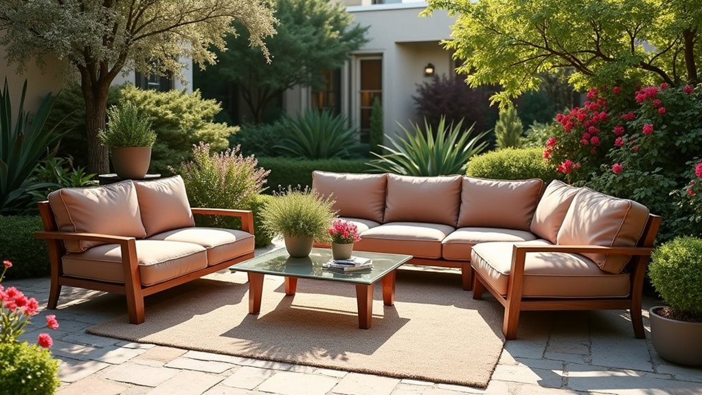 modern outdoor seating elegance