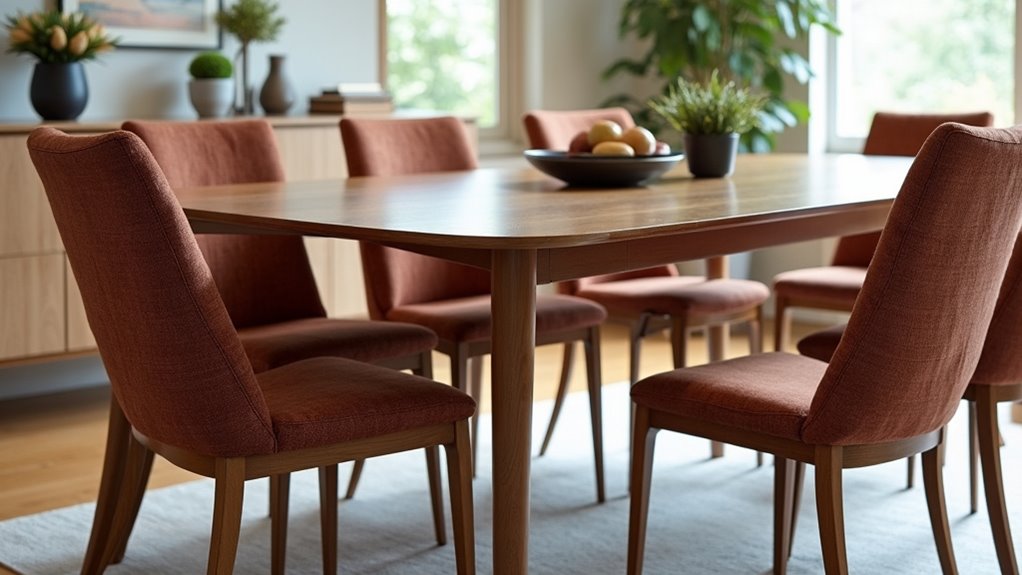 modern plaid dining chairs