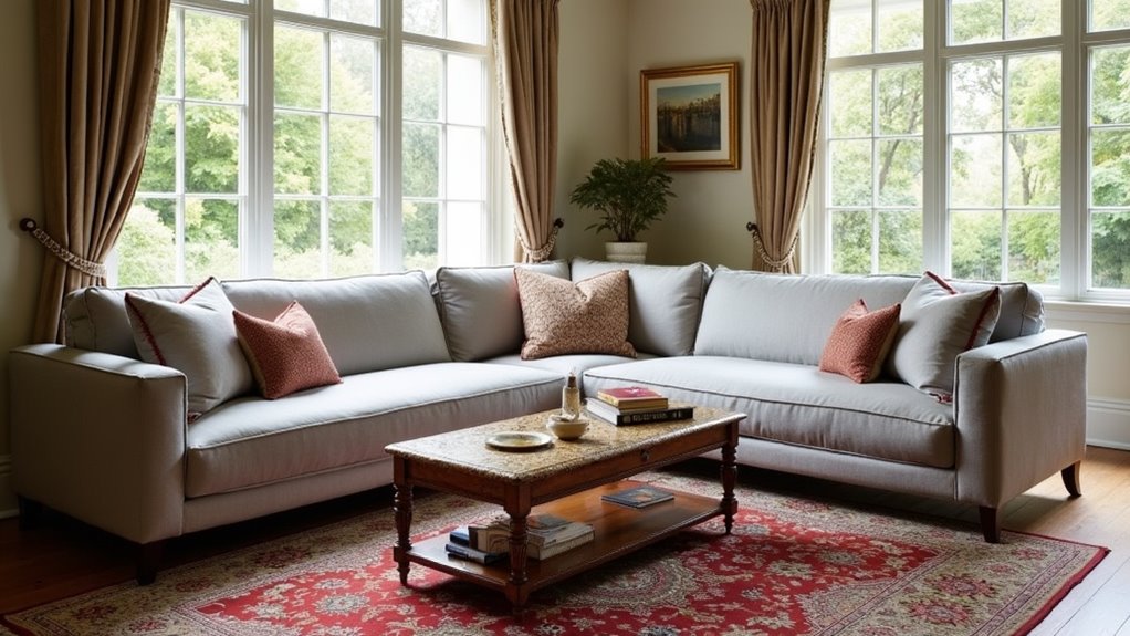 modern sophisticated sectional sofa