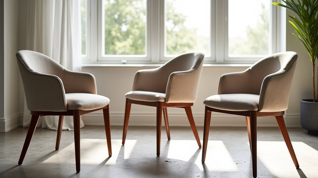 modern upholstered dining chairs