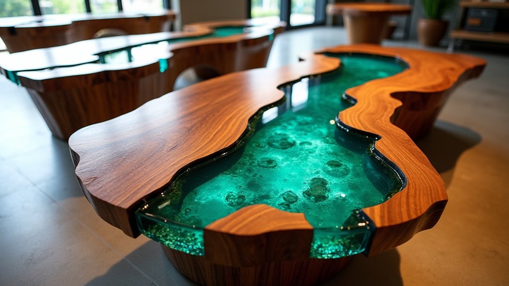 nature infused artistic furniture pieces