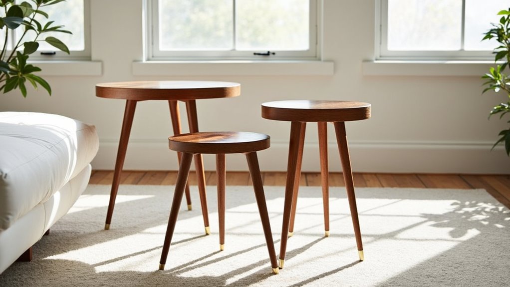 nesting tables with sustainable design