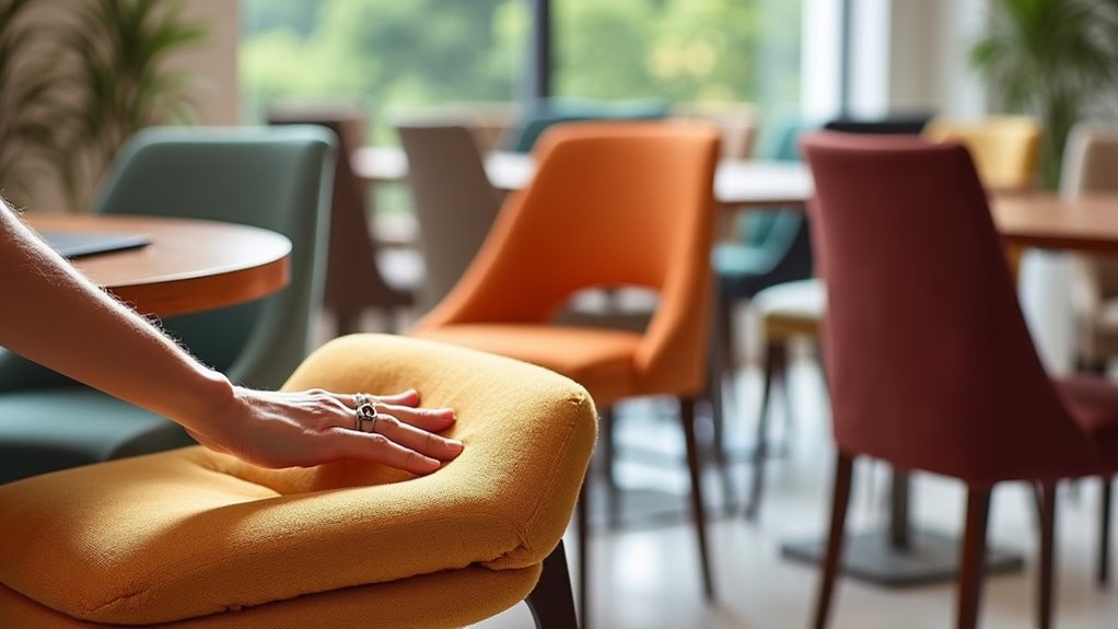 optimal dining chair foam