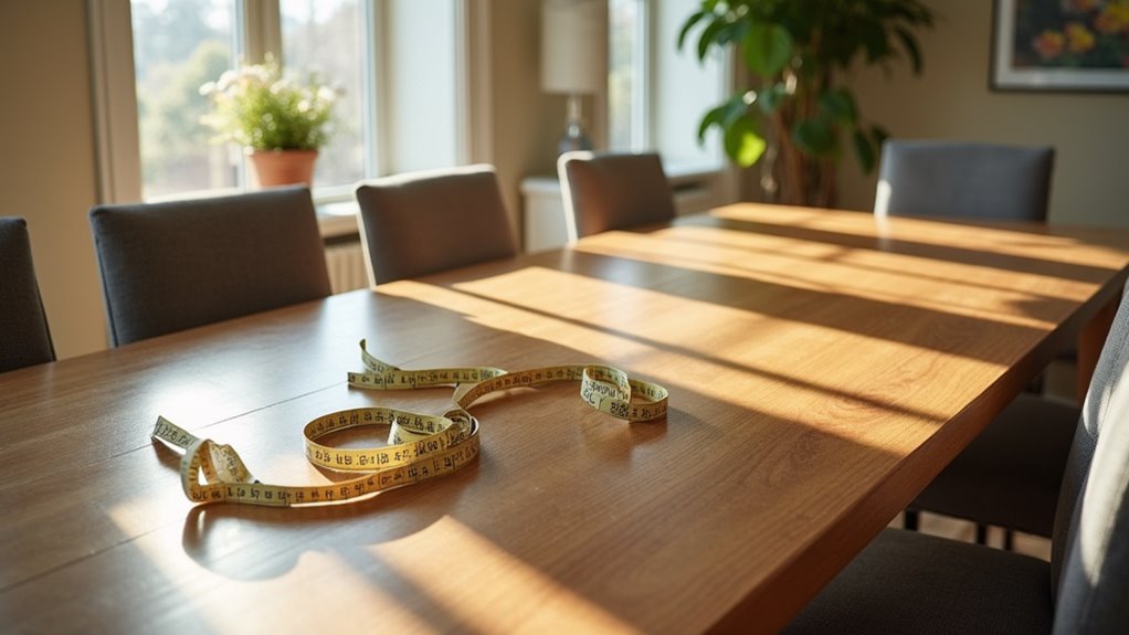 optimal dining comfort measurements