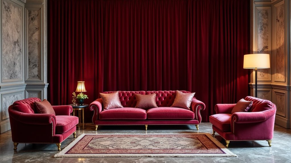 opulent art deco sofa