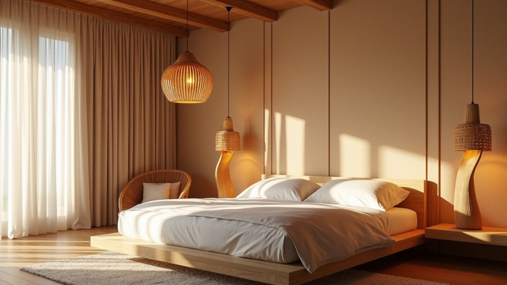 organic lamps natural materials