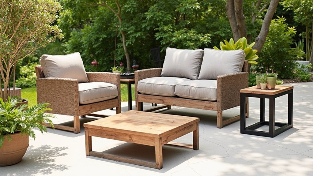 outdoor coffee and tables