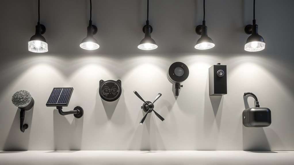 outdoor light power options