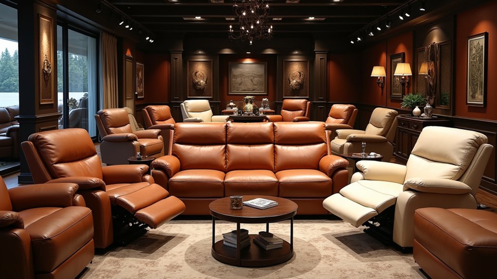 personalized luxury recliner sofa