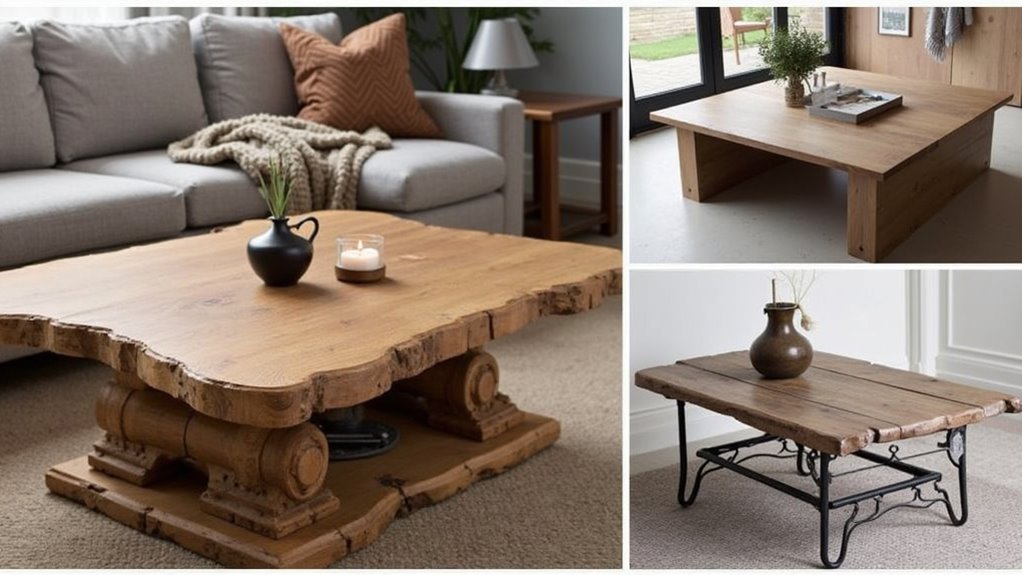 personalized oak coffee table styles