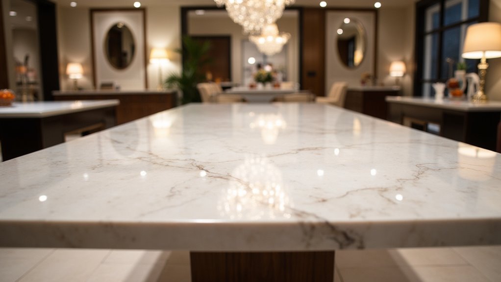 quartz tables durable elegance