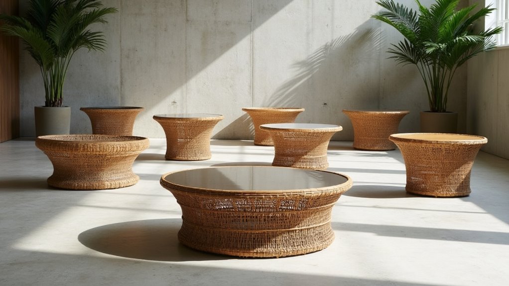 rattan coffee tables sale