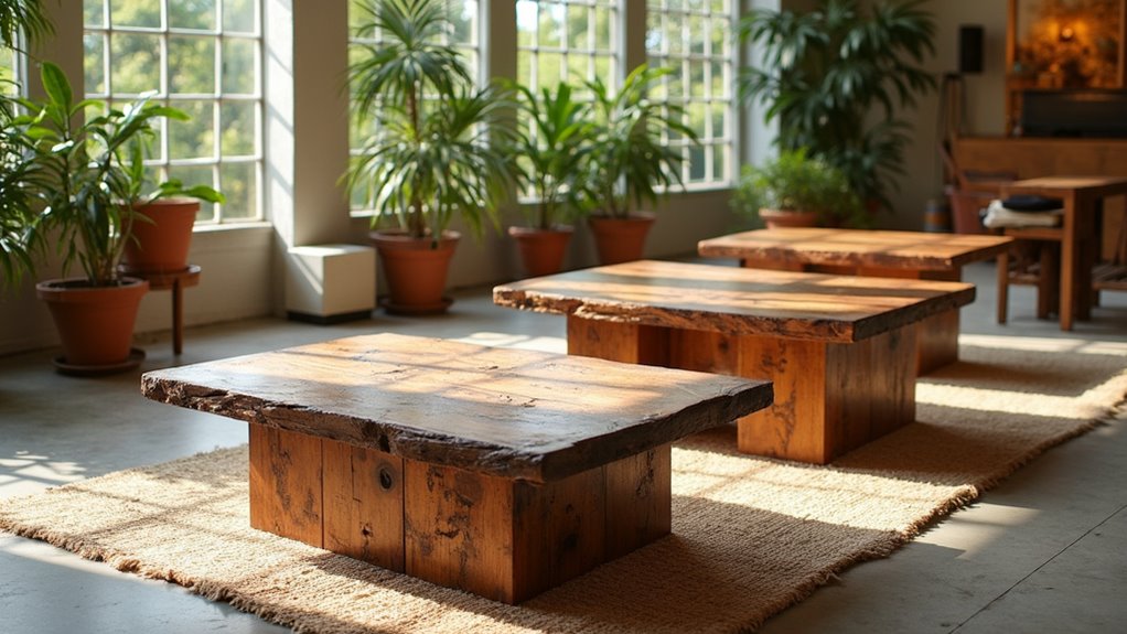 reclaimed wood coffee table