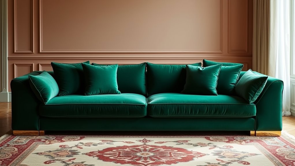 refined geometric elegance sofa