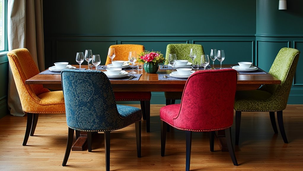 reupholstering dining chairs beautifully