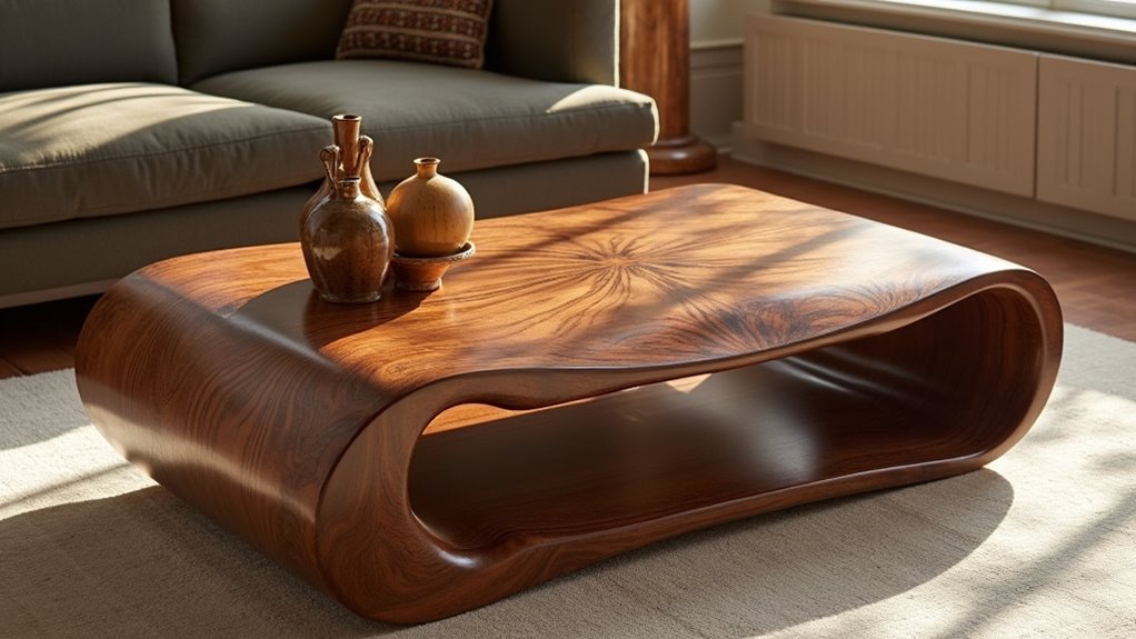 rich warm walnut elegance