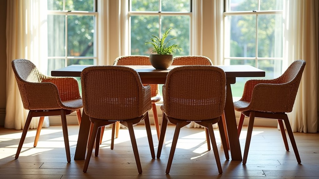 rope weave chair selection