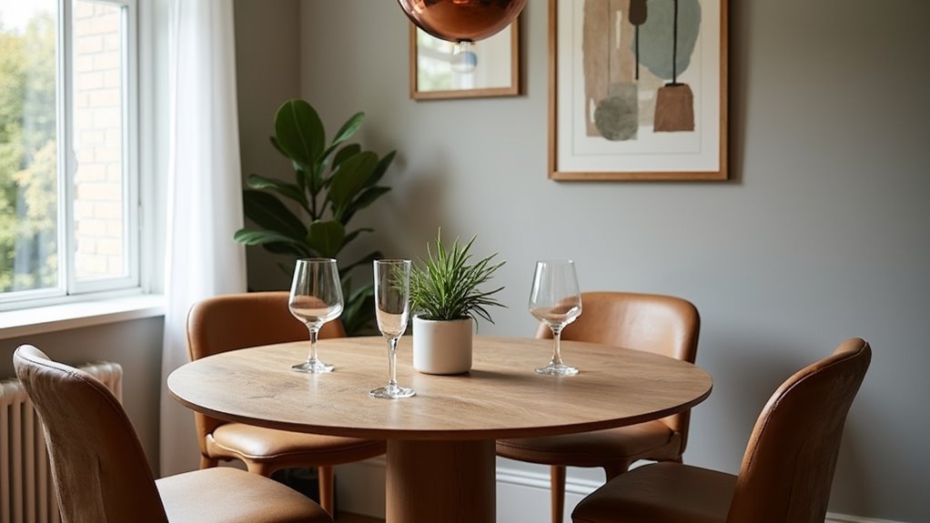 round tables enhance space efficiency