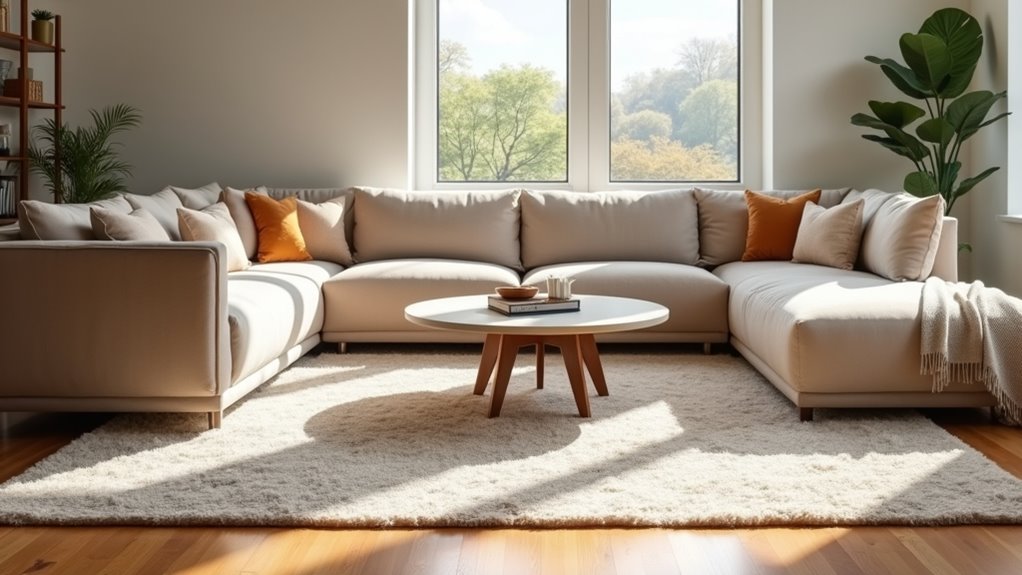 rug shape affects design