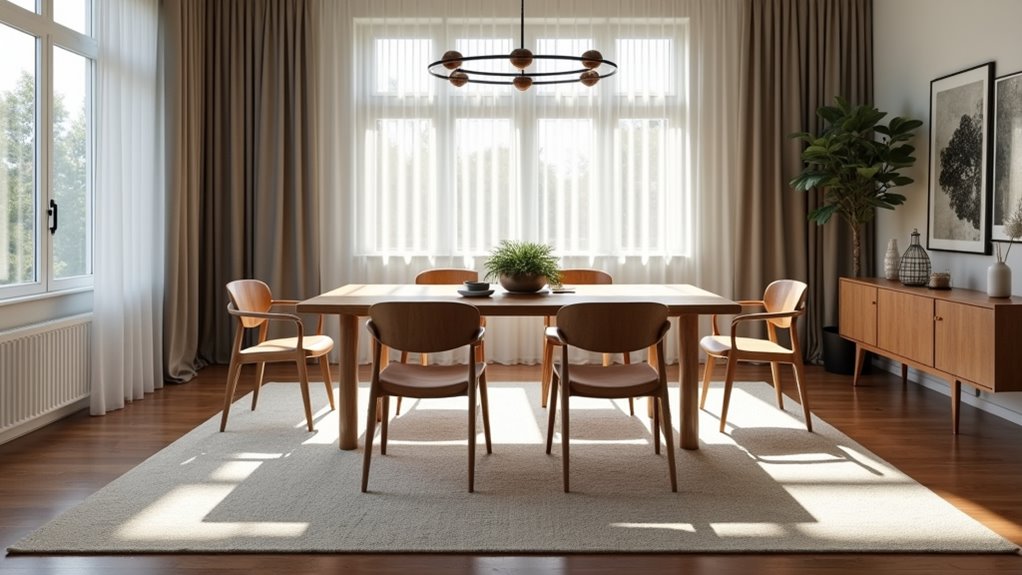 rug sizing and placement