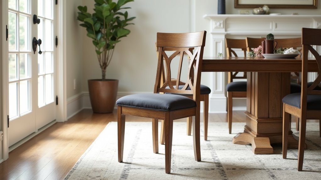 rustic contemporary dining chair