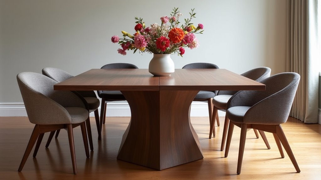 rustic contemporary dining table