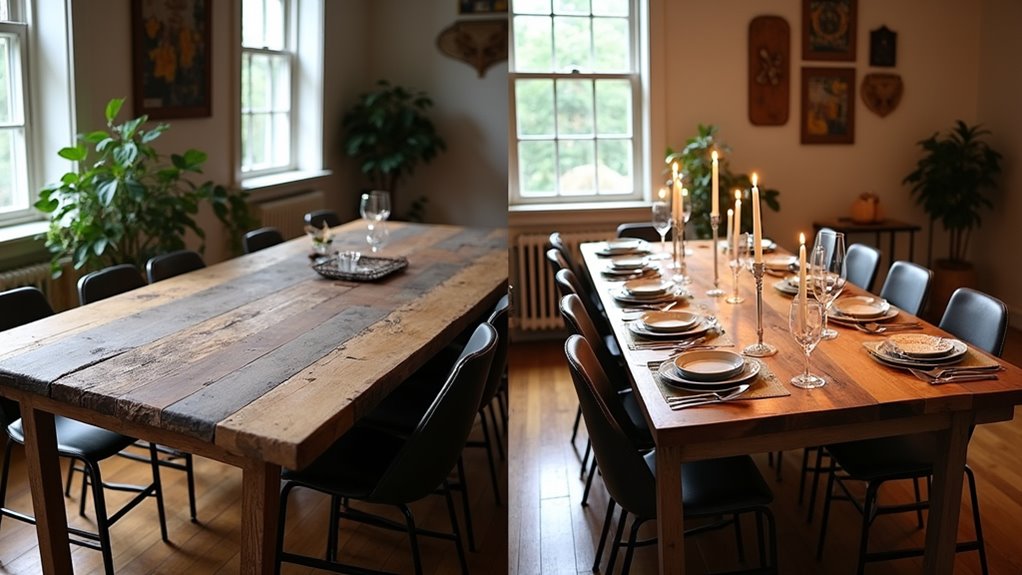 rustic drafting table makeover