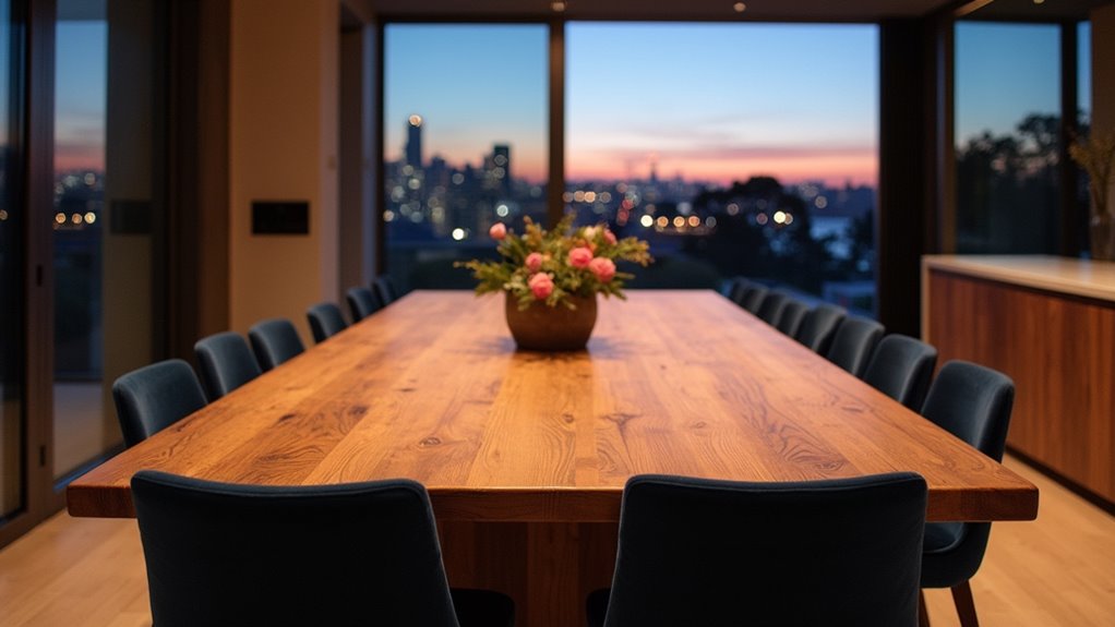 rustic elegance in dining