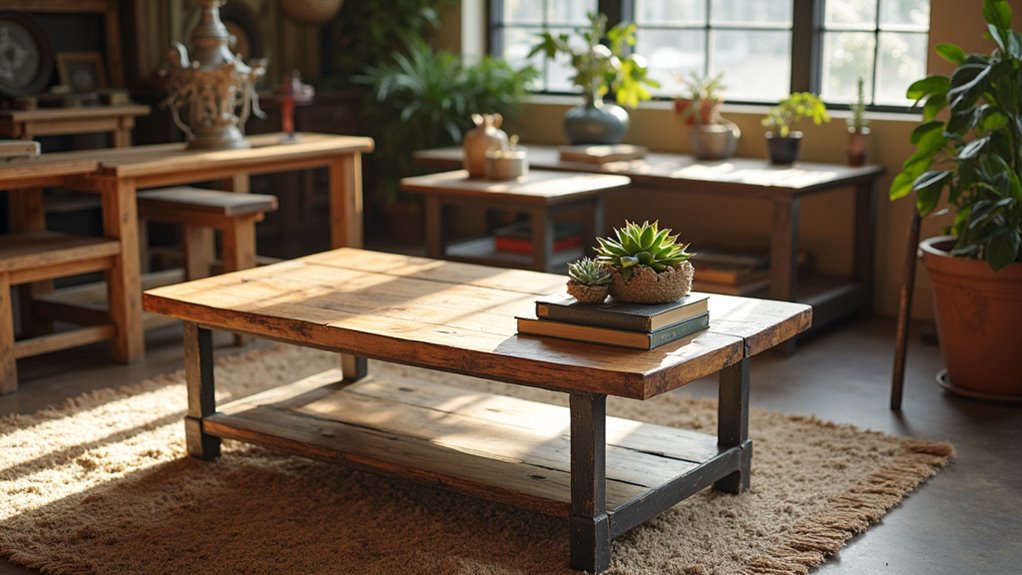 rustic farmhouse coffee tables