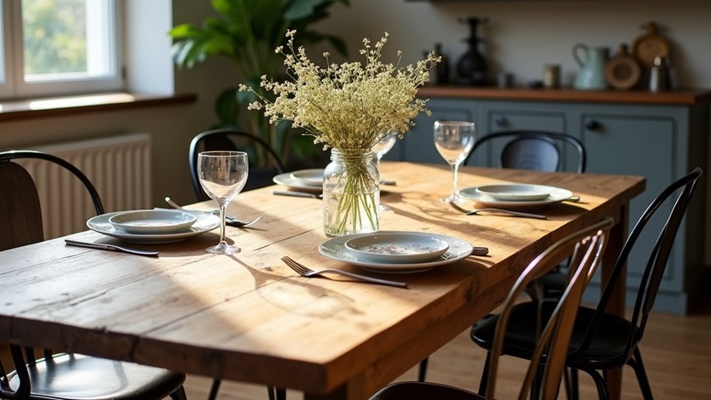 rustic farmhouse dining elegance