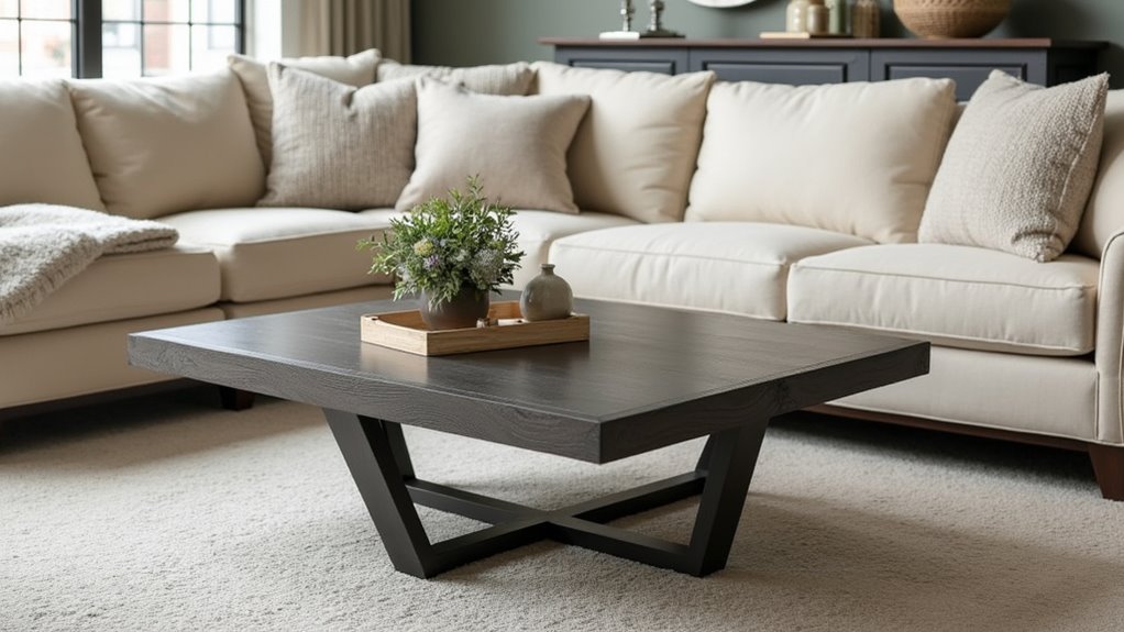 rustic industrial coffee table elegance