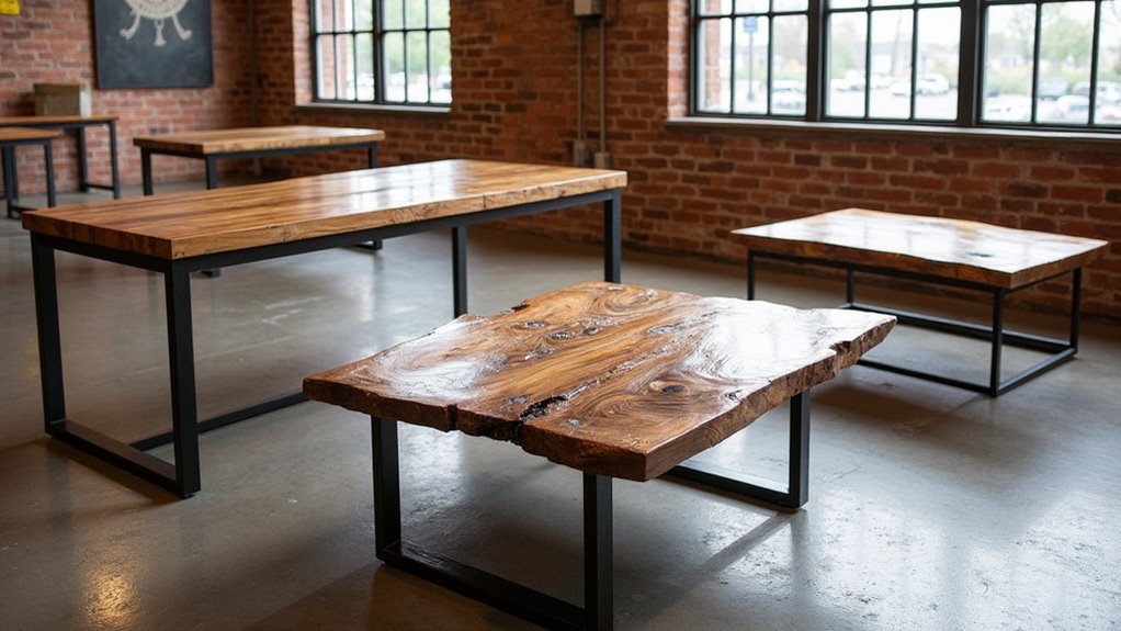 rustic industrial coffee tables