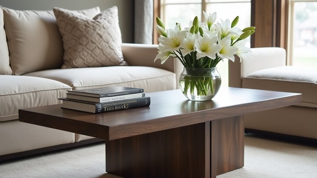 rustic modern design coffee table