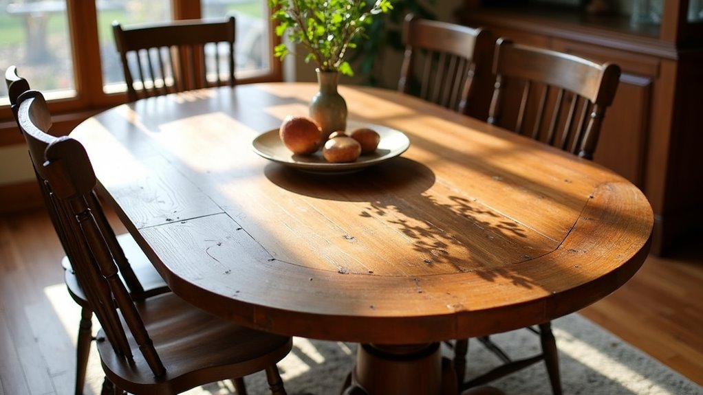 rustic solid wood dining