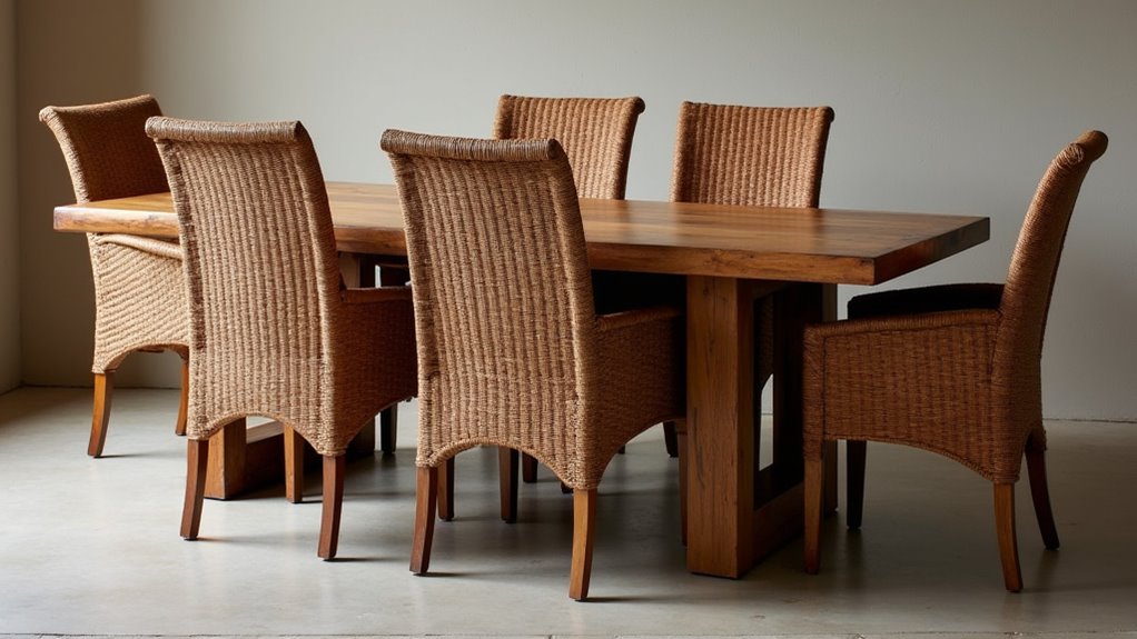 rustler woven dining chairs