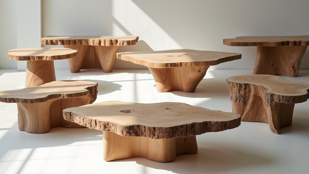 sculptural artistic coffee tables