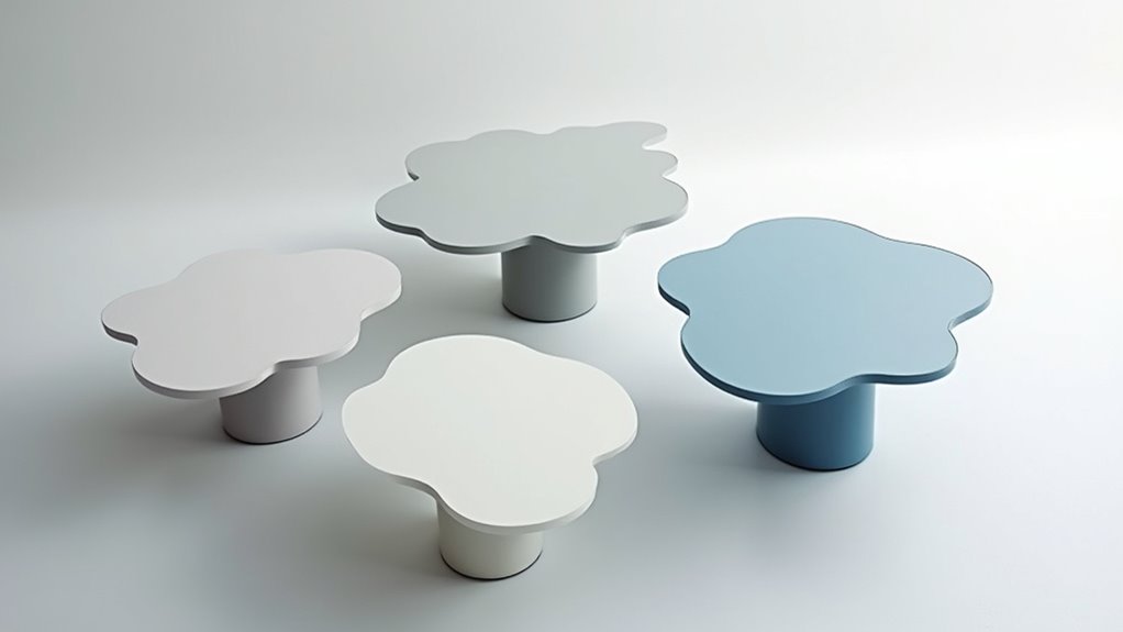 sculptural cloud shaped elegance