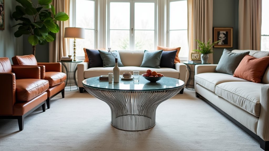 sculptural luxurious coffee table