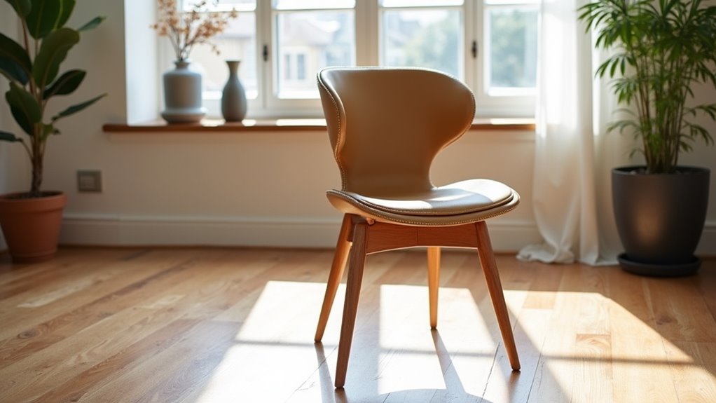 sculptural modern dining chair