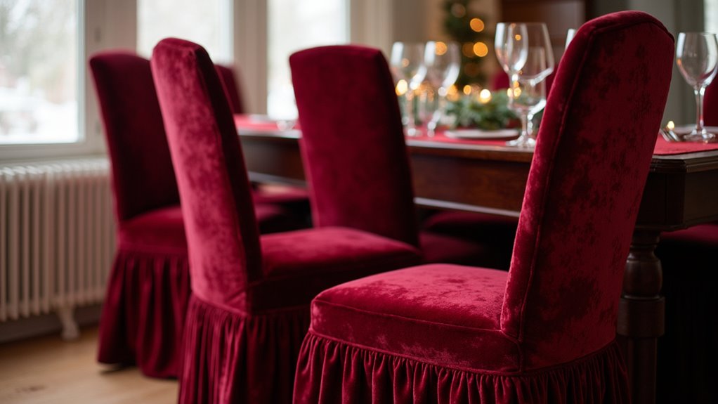 seasonal dining chair covers